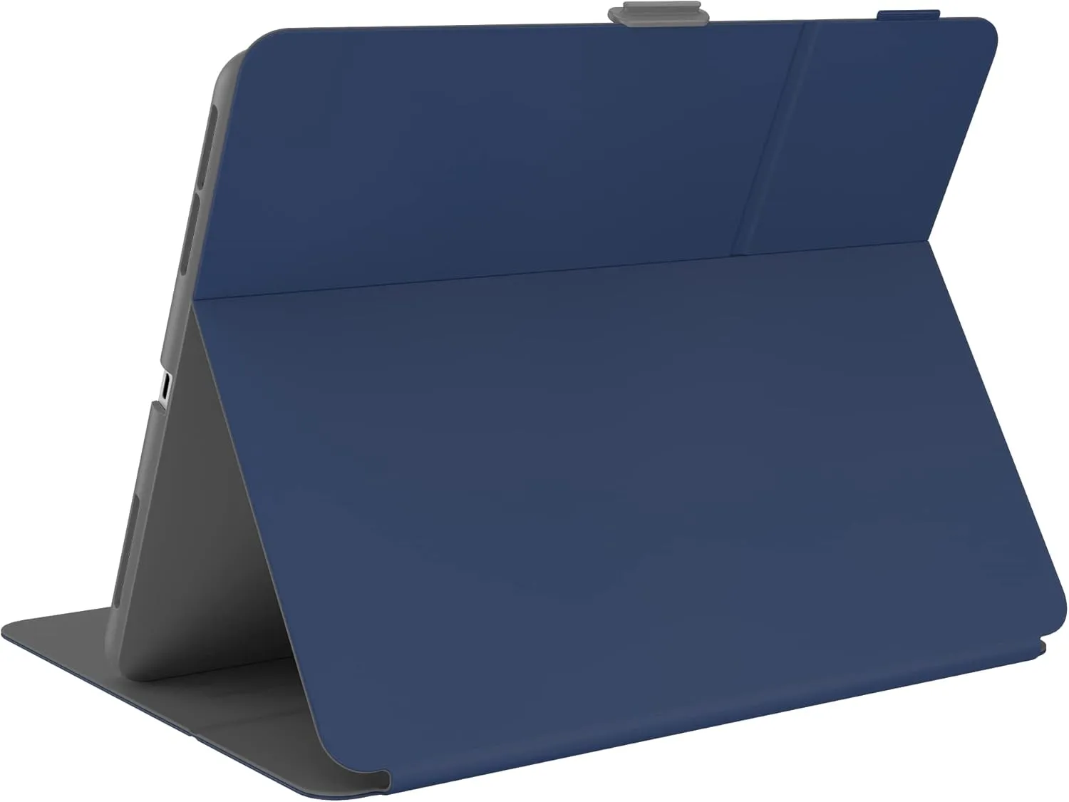 Speck Case for iPad Pro 6th Generation 12.9 Inch - Drop & Camera Protection, Slim Multi Range Stand, Apple Pencil Holder - Arcadia Navy/Moody Grey