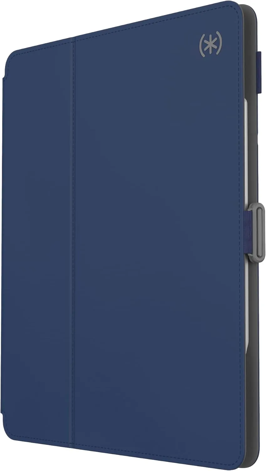 Speck Case for iPad Pro 6th Generation 12.9 Inch - Drop & Camera Protection, Slim Multi Range Stand, Apple Pencil Holder - Arcadia Navy/Moody Grey