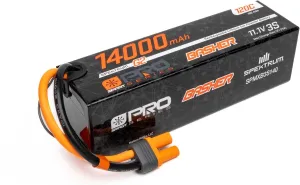 Spektrum 11.1V 14000mAh 3S 120C Smart G2 Pro Basher LiPo: IC5, SPMXB3S140