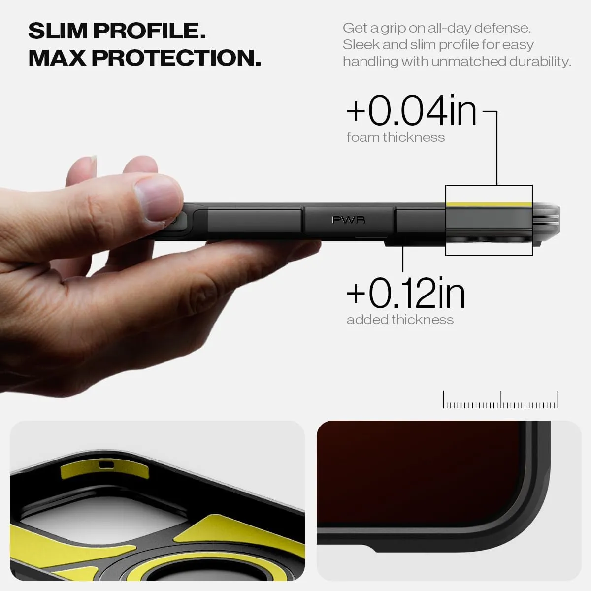 Spigen for iPhone 16 Pro Case, Tough Armor (Ai) MagFit [Compatible with Magsafe] [Kickstand] [Military-Grade Protection] - Black