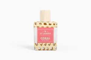 St. John Fragrance Company Coral Eau De Toilette | Gentle, Fresh, & Sweet Perfume for Women Exclusive Womens Perfume | Lightweight, Classic, & Elegant Perfumes for women | (2 oz spray)