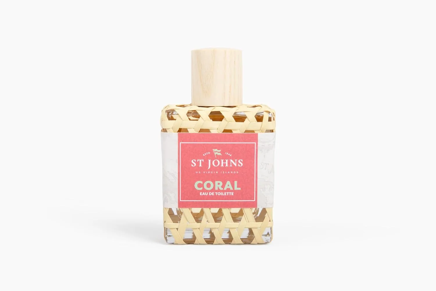 St. John Fragrance Company Coral Eau De Toilette | Gentle, Fresh, & Sweet Perfume for Women Exclusive Womens Perfume | Lightweight, Classic, & Elegant Perfumes for women | (2 oz spray)