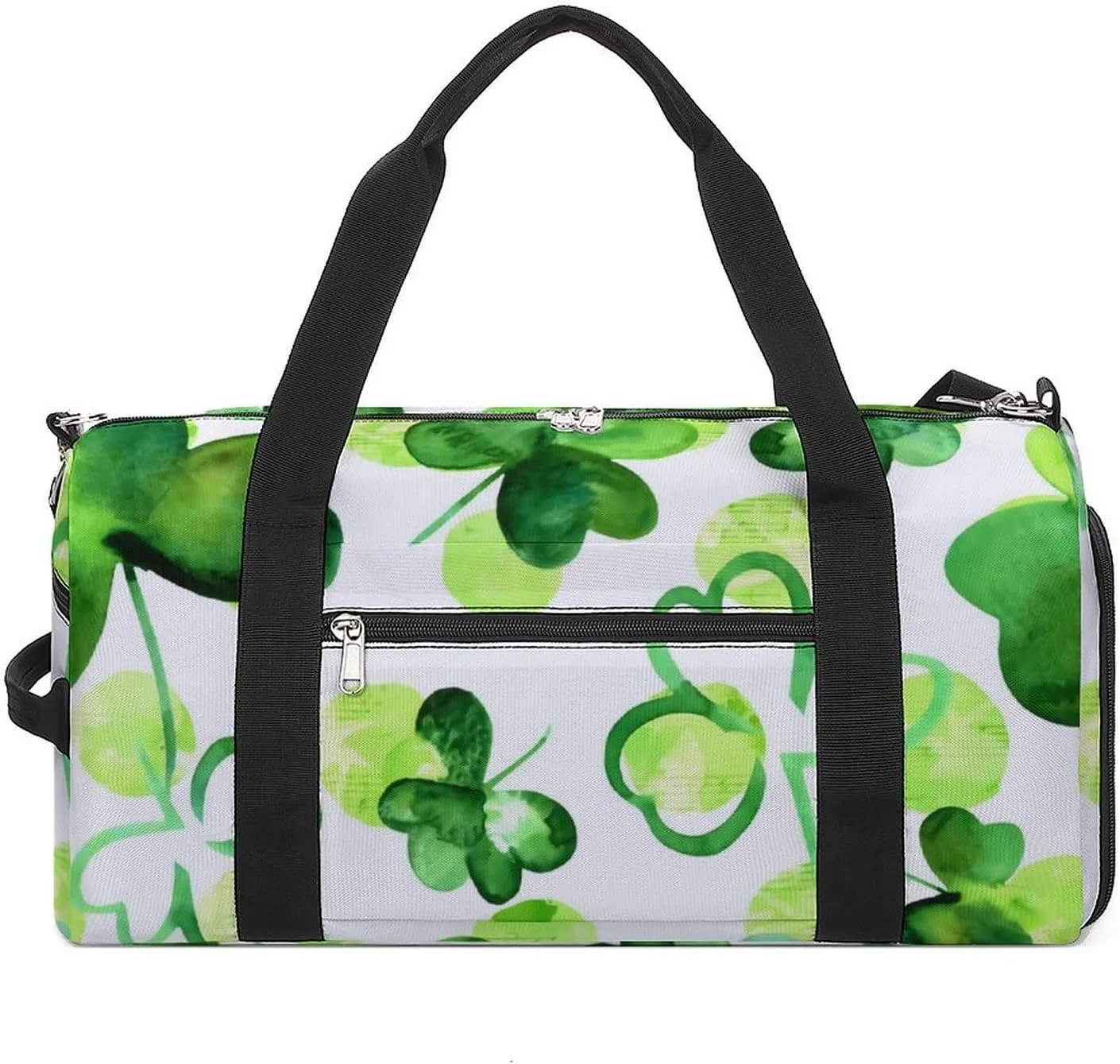 St Patrick Clover Green Fitness Bag with Large Capacity Backpack And Waterproof Bag