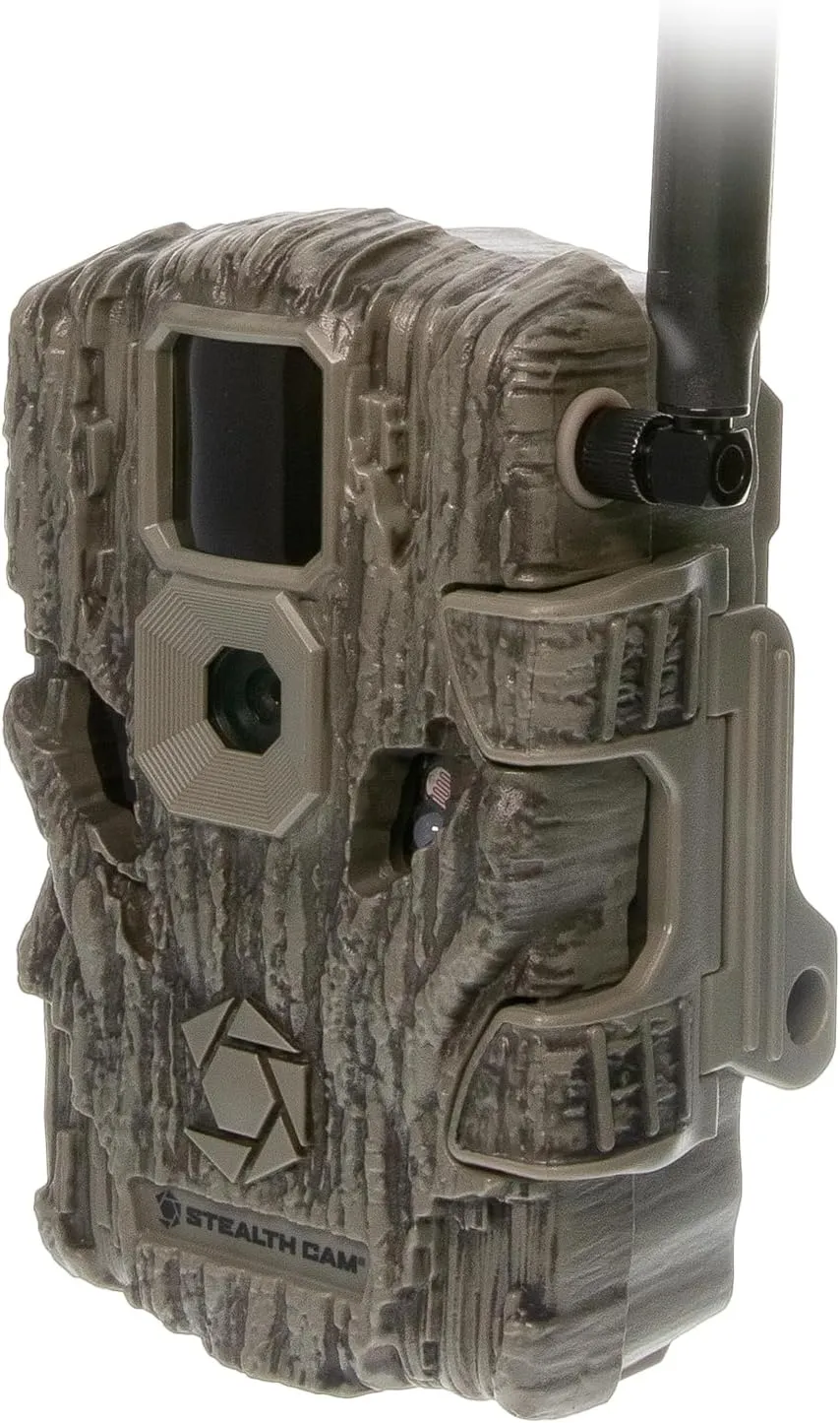 Stealth Cam Fusion Global 26MP Photo & 720P Video 0.8 Sec Trigger Speed Wireless Remote Hunting Cellular Trail Camera, 32GB SD Card Supported