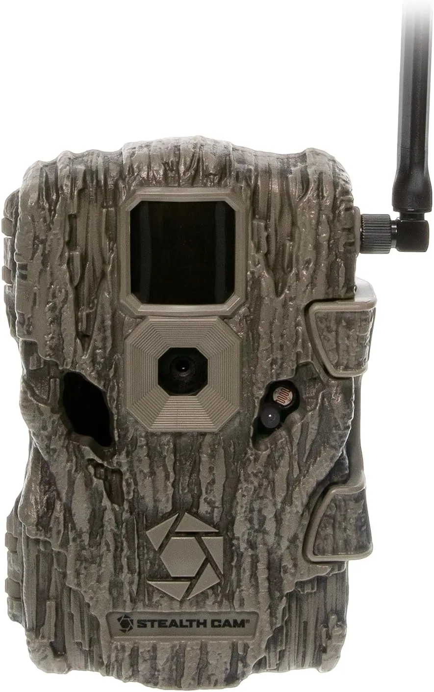 Stealth Cam Fusion Global 26MP Photo & 720P Video 0.8 Sec Trigger Speed Wireless Remote Hunting Cellular Trail Camera, 32GB SD Card Supported