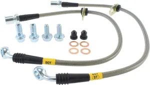 StopTech 950.44008 StopTech Stainless Steel Front Brake lines for 93-98 Supra