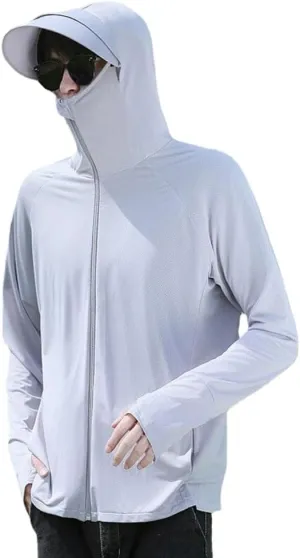 Sun Protection Jacket Unisex, Zip Up Hoodie Long Sleeve,UV Cooling Hoodie Long Sleeve