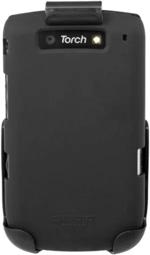 SURFACE Case and Holster Combo for BlackBerry Torch 9800/9810 - Combo Pack - Retail Packaging – Black