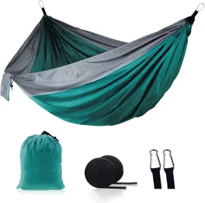 Swings Single Double Outdoor Hammock Swing Parachute Cloth Nylon Hammock Portable Hammock Hammock Chair 106.2x55.1 Inches (9 Colors) Swing Outside Toys (Color : B)