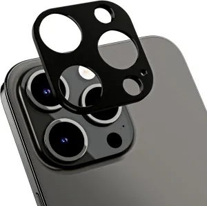 SwitchEasy Camera Lens Protector for Phone 15 - Aluminum Camera Lens Protector for Phone 15 Pro Max & Phone 15 Pro Without Covering the Lens, for 3 Lens Phone 15 - LenShield | Black