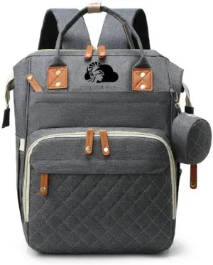 Tabernimbus Diaper Bag Backpack - Baby Essentials Travel Bag - Multi function Waterproof Diaper Bag, Travel Essentials Baby Bag with Changing Pad, Stroller Straps & Pacifier Case – Unisex, Dark Gray