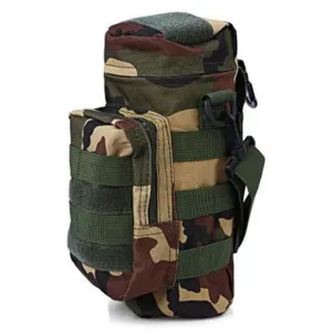 Tactical Outdoor Traveling Utility Water Bottle Bag Pouch Jungle Camouflage