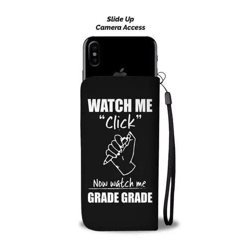 Teacher Wallet Phone Case w/ RFID Blocker