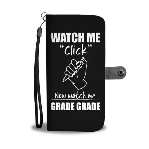 Teacher Wallet Phone Case w/ RFID Blocker
