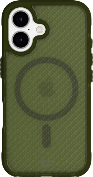 Tech21 EvoArmor for iPhone 16 Compatible with MagSafe - Impact Protection Case 21x Military Standard Tested in Green