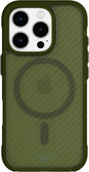 Tech21 EvoArmor for iPhone 16 Pro Compatible with MagSafe - Impact Protection Case 21x Military Standard Tested in Green