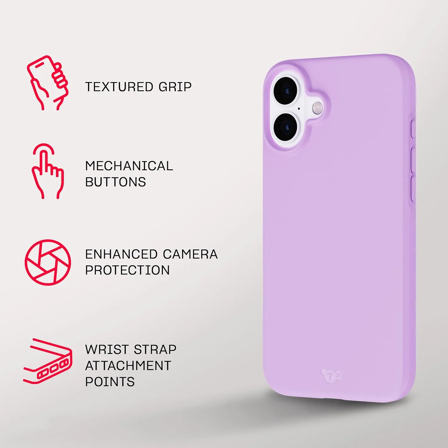 Tech21 EvoLite for iPhone 16 Plus - Ultra Thin - Impact Protection Case - in Indigo