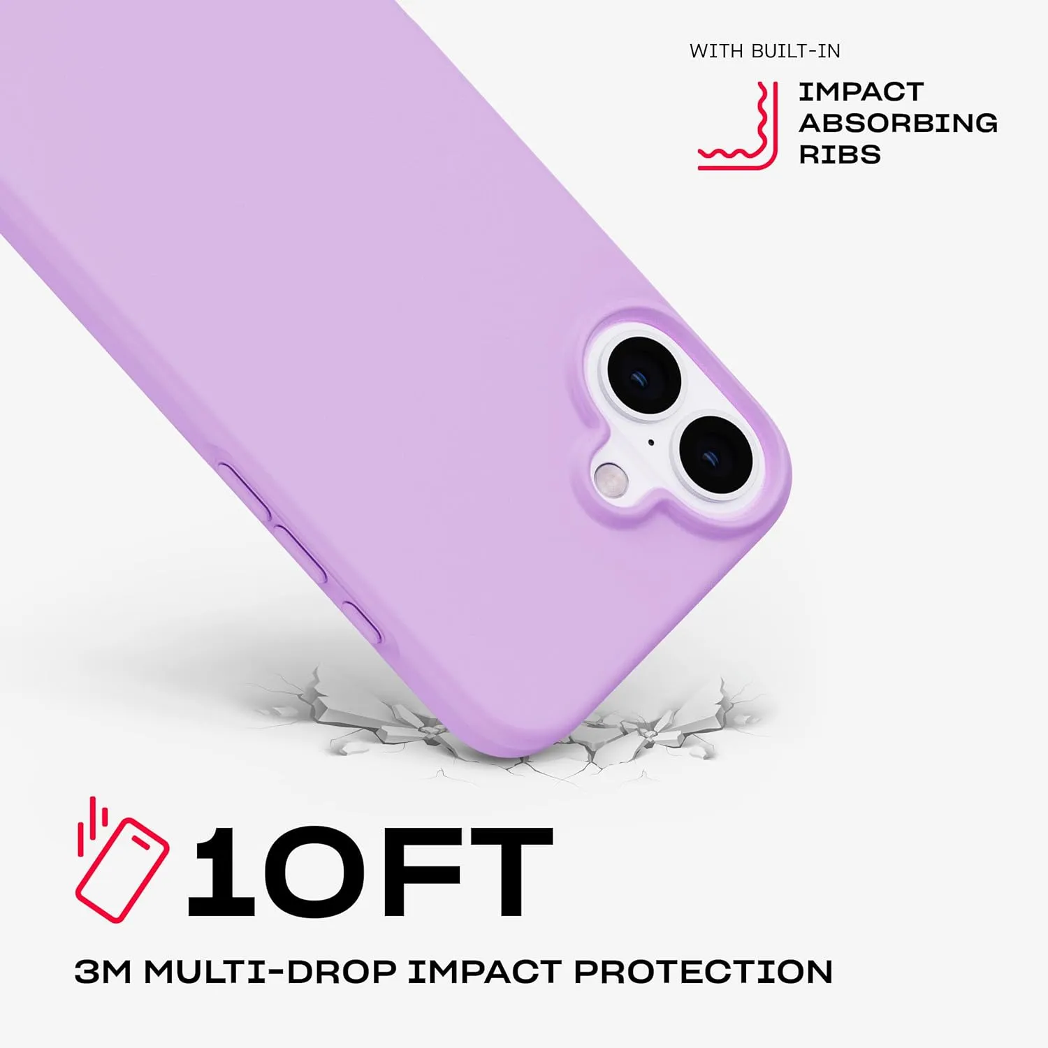 Tech21 EvoLite for iPhone 16 Plus - Ultra Thin - Impact Protection Case - in Indigo