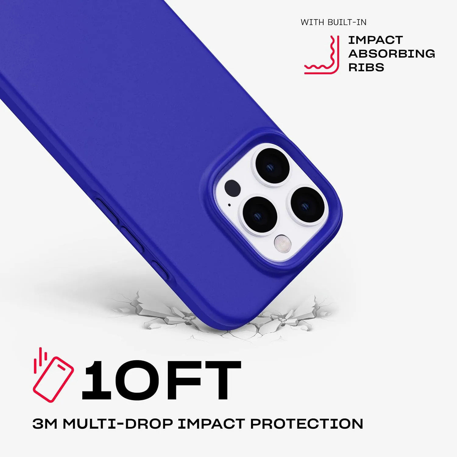 Tech21 EvoLite for iPhone 16 Pro Ultra Thin - Impact Protection Case - in Cobalt Blue