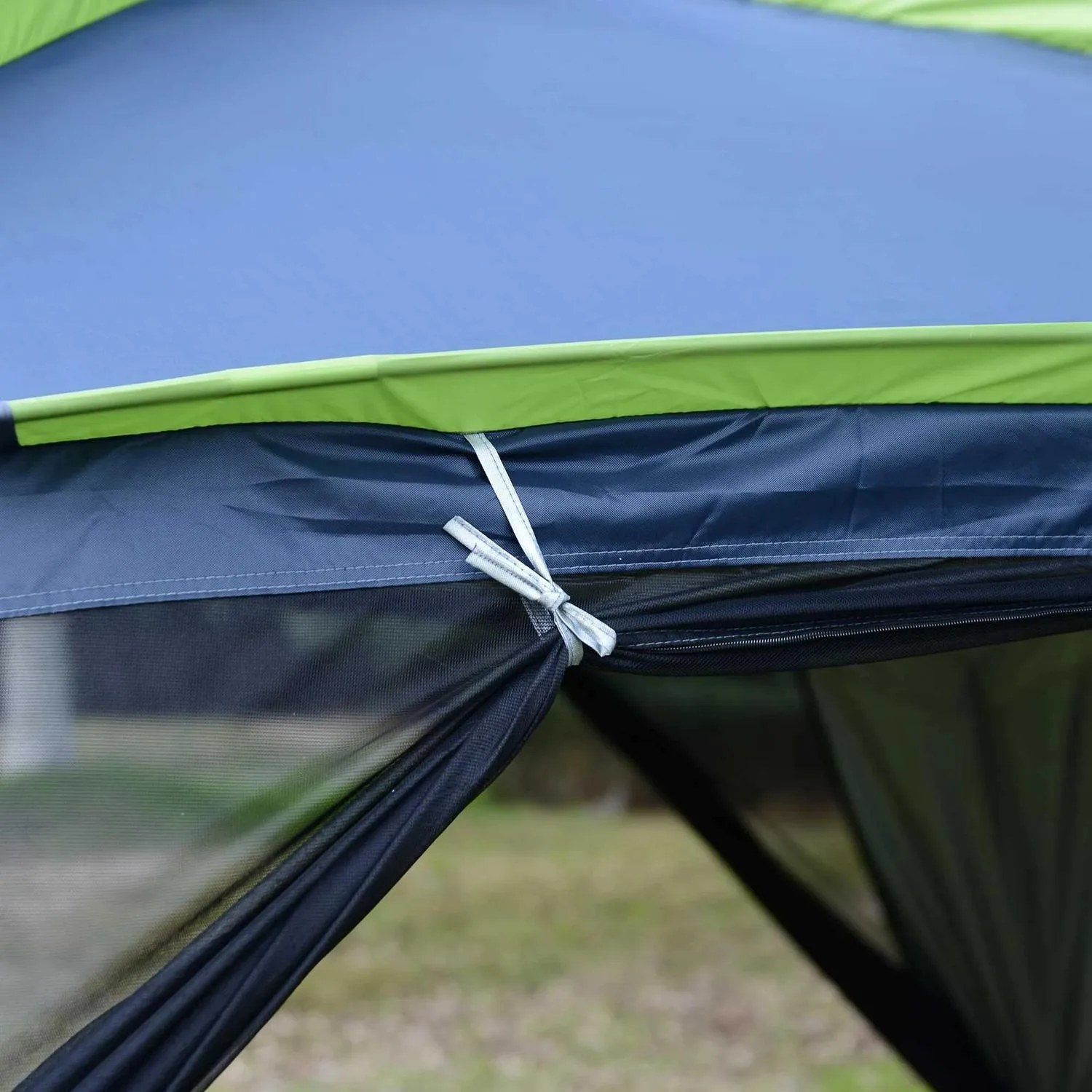 Tent-Dark 5-8 Camping Tent Outsunny Up Blue/Green Pop Complete product line Garden Gazebo Special collection Persons