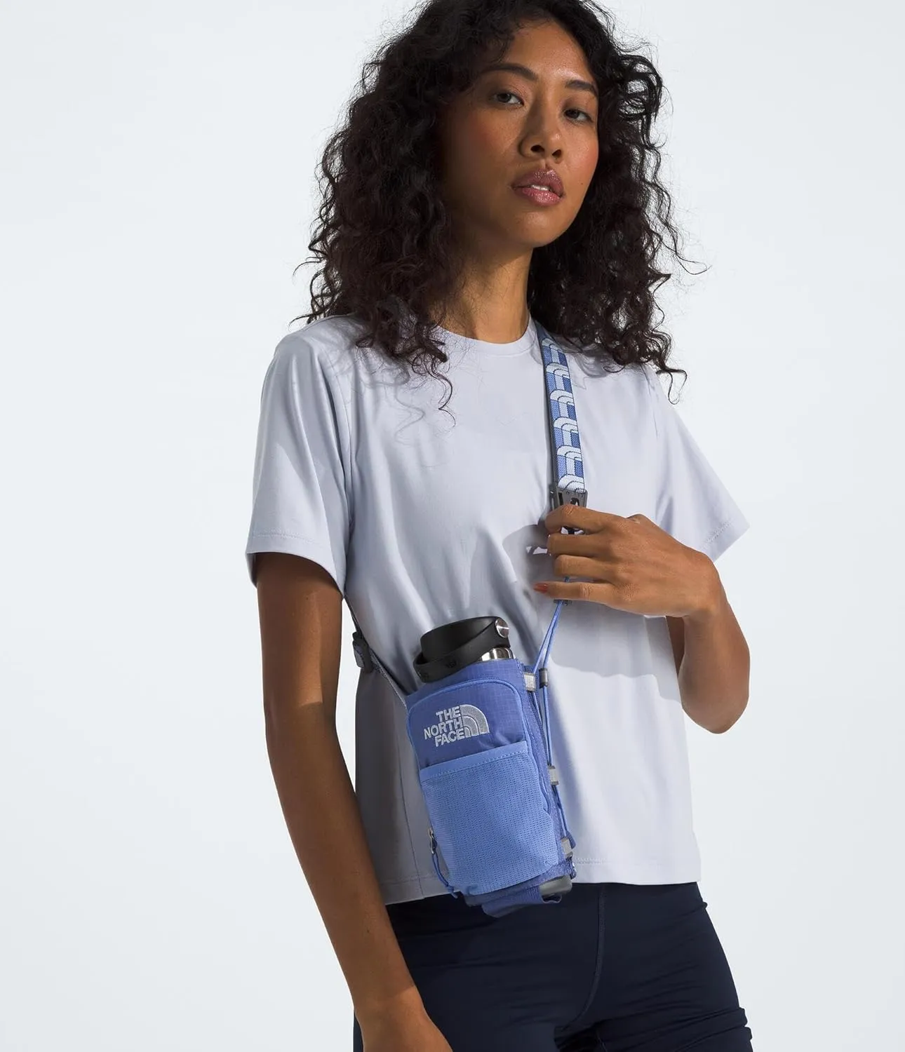 THE NORTH FACE Borealis Water Bottle Holder, Virtual Blue/Indigo Plum One Size