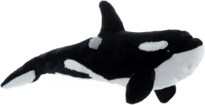 The Petting Zoo Orca Stuffed Animal Plushie, Gifts for Kids, Wild Onez Sealife Animals, Whale Plush Toy, 20 inches