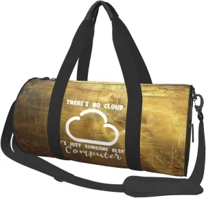 There’s No Cloud It’s Just Someone Else’s Computer Duffel Bag Gym Bag Travel Sports Tote Large Foldable Beach Swim Yoga4
