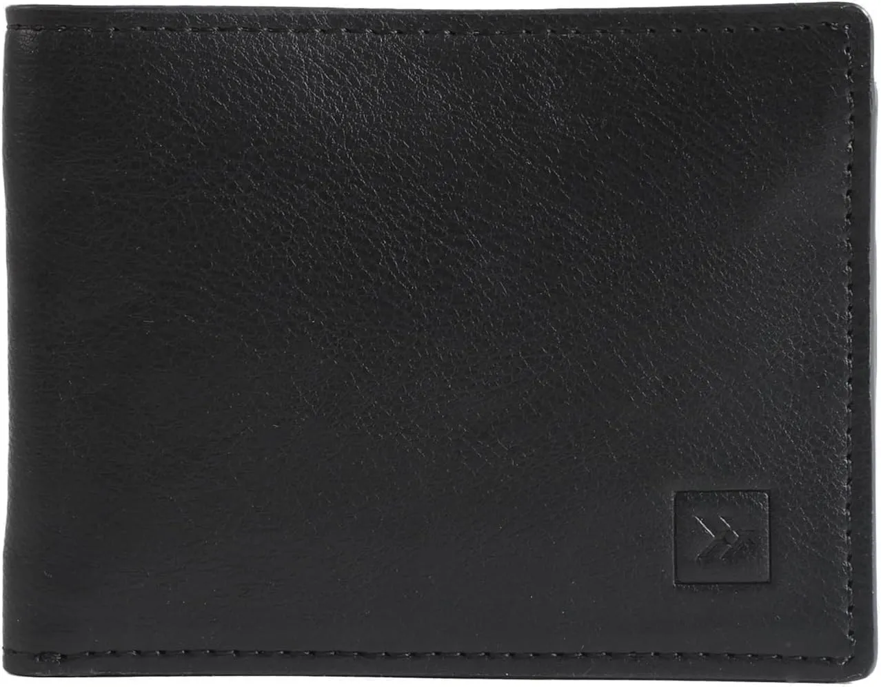 Thread Wallets Cash Bifold Wallet - Compact Wallet for Cash with Clear ID Window & Storage for 2-5 Cards with Vegan Leather (Jupiter Black)