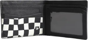 Thread Wallets Cash Bifold Wallet - Compact Wallet for Cash with Clear ID Window & Storage for 2-5 Cards with Vegan Leather (Jupiter Black)