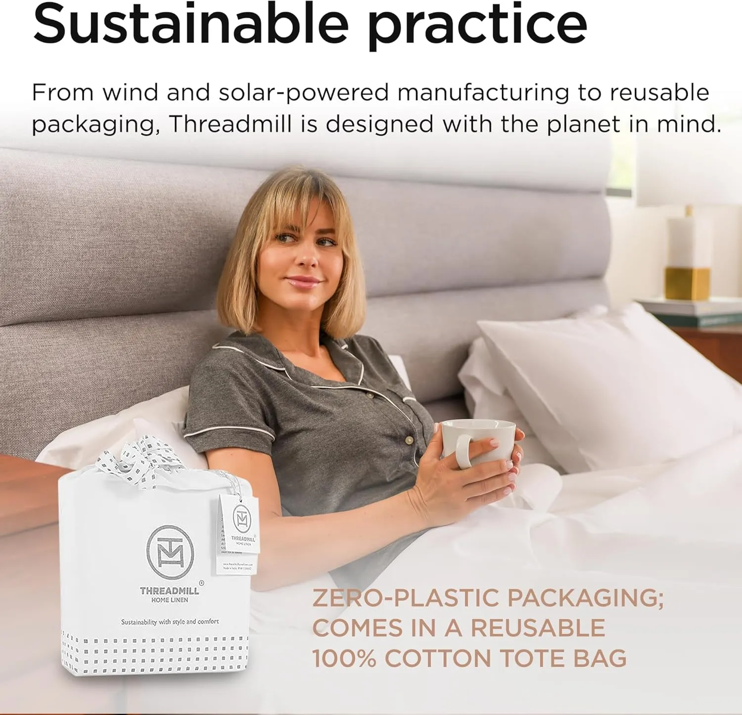 Threadmill Supima Sheet Set | 656 Thread Count Sheets for Twin Mattress | Solid Sateen Bed Sheets Set with 16” Deep Pocket | Soft Breathable 3-Piece Cooling Sheet Set | White Sheets