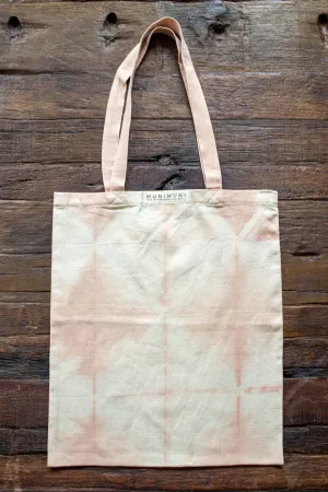 Tie Dye Tote Bag Small - Folded Light Pink