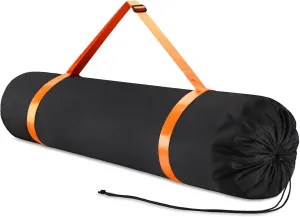 TOBWOLF Extra Large Portable Chair Bag, 47"x14.6" Folding Camping Chair Storage Bag with Shoulder Strap, Heavy Duty Carrying Sack for Foldable Outdoor Lawn Fishing Chairs, Hammock, Tent, Yoga Mat