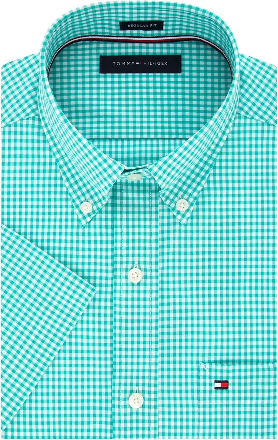 Tommy Hilfiger Men's Short Sleeve Button-down Shirt