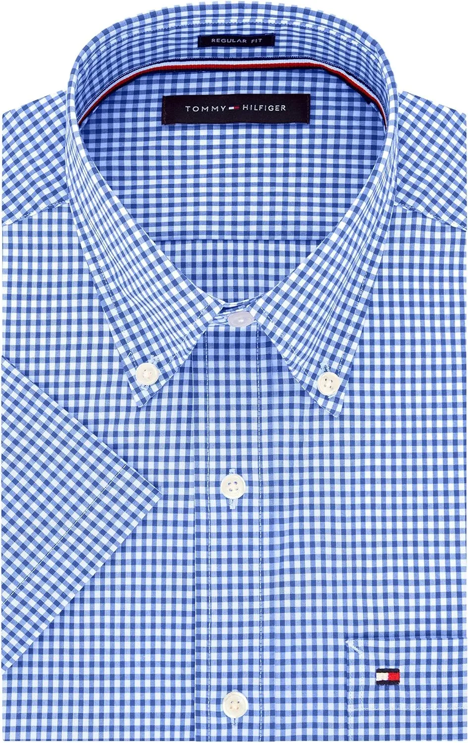 Tommy Hilfiger Men's Short Sleeve Button-down Shirt