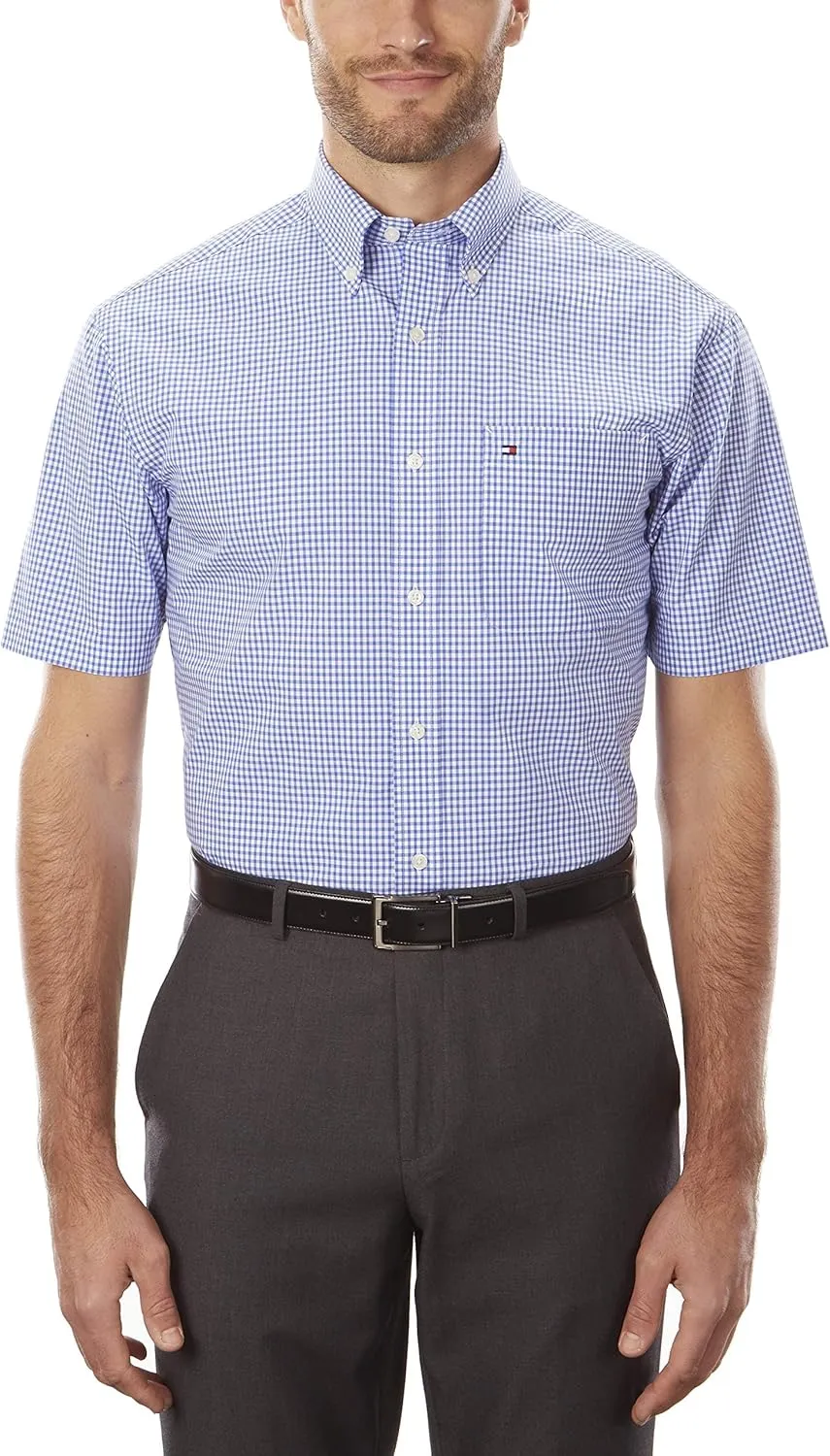 Tommy Hilfiger Men's Short Sleeve Button-down Shirt