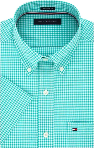 Tommy Hilfiger Men's Short Sleeve Button-down Shirt