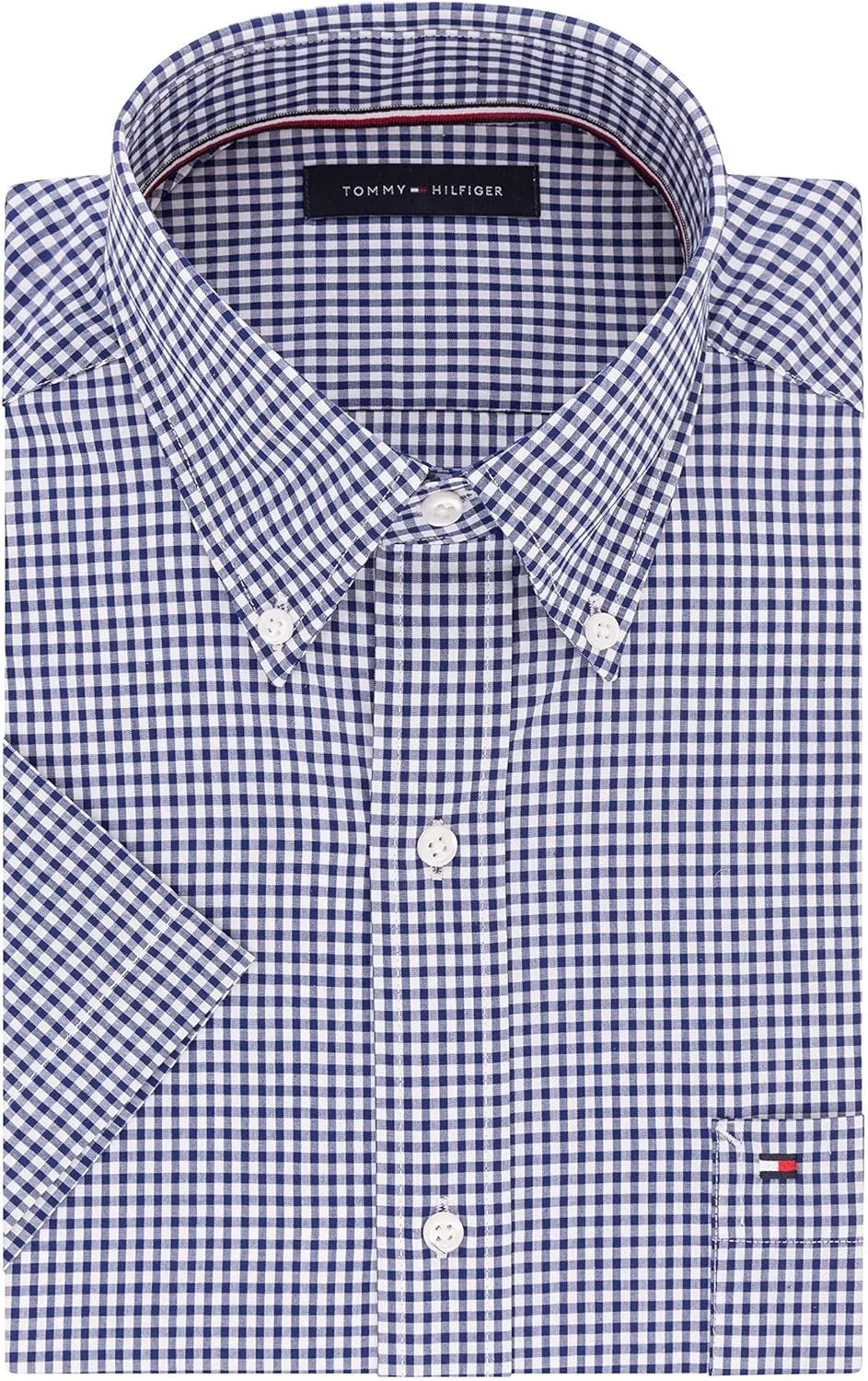 Tommy Hilfiger Men's Short Sleeve Button-down Shirt