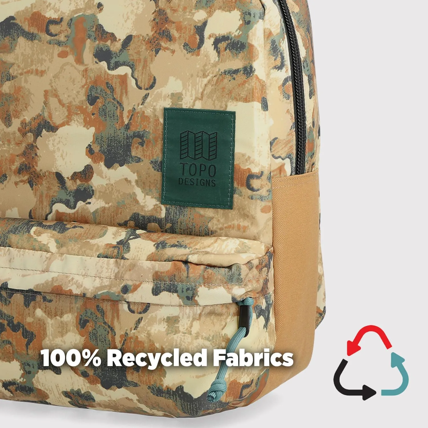 Topo Designs Dash Pack, Lightweight Laptop Backpack, 100% Recycled Materials, Fair Wear   WRAP Certified, 17L (Black)
