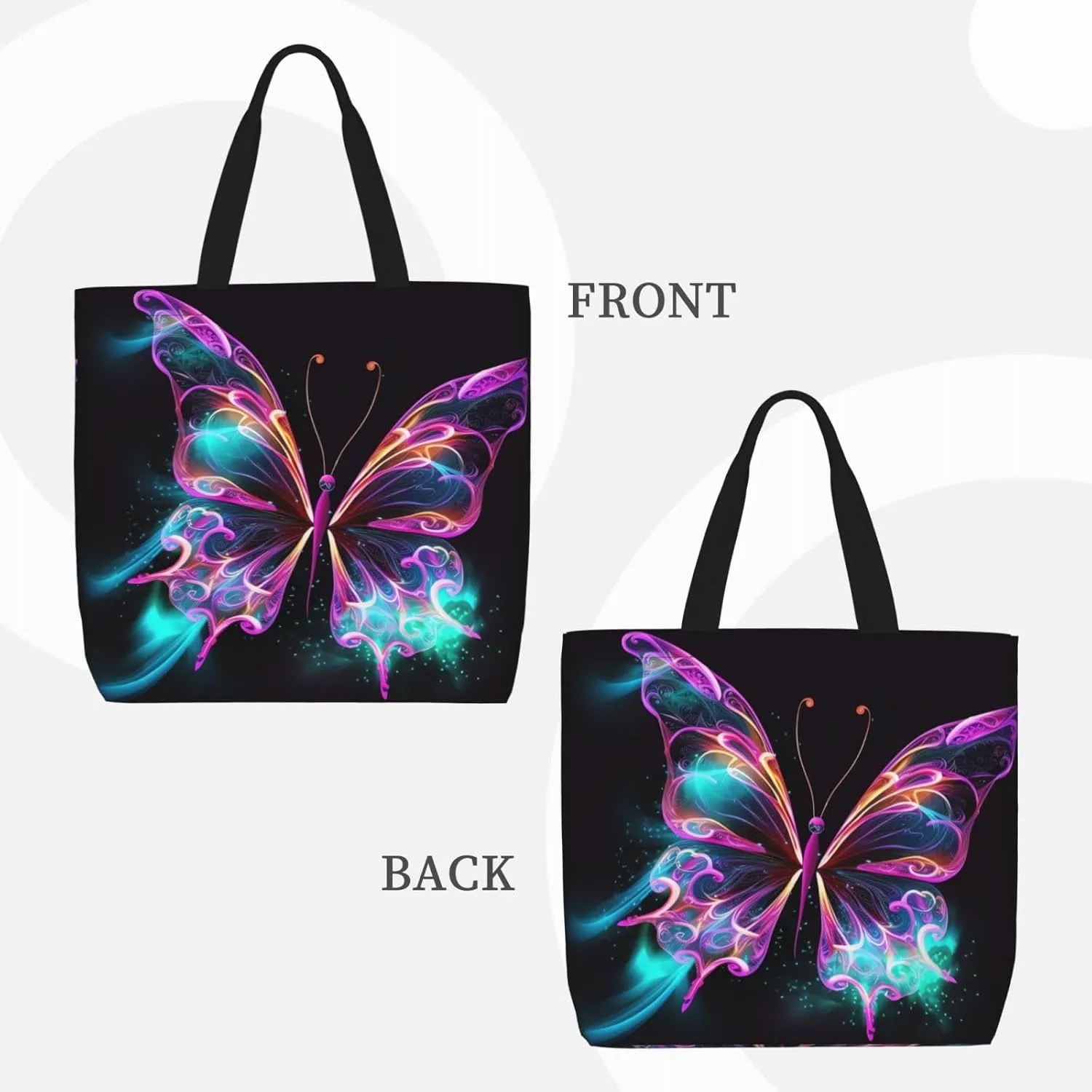Tote Bag for Women Four chicken Shoulder Bag with Zipper Handbag Large Capacity Reusable Grocery Bag