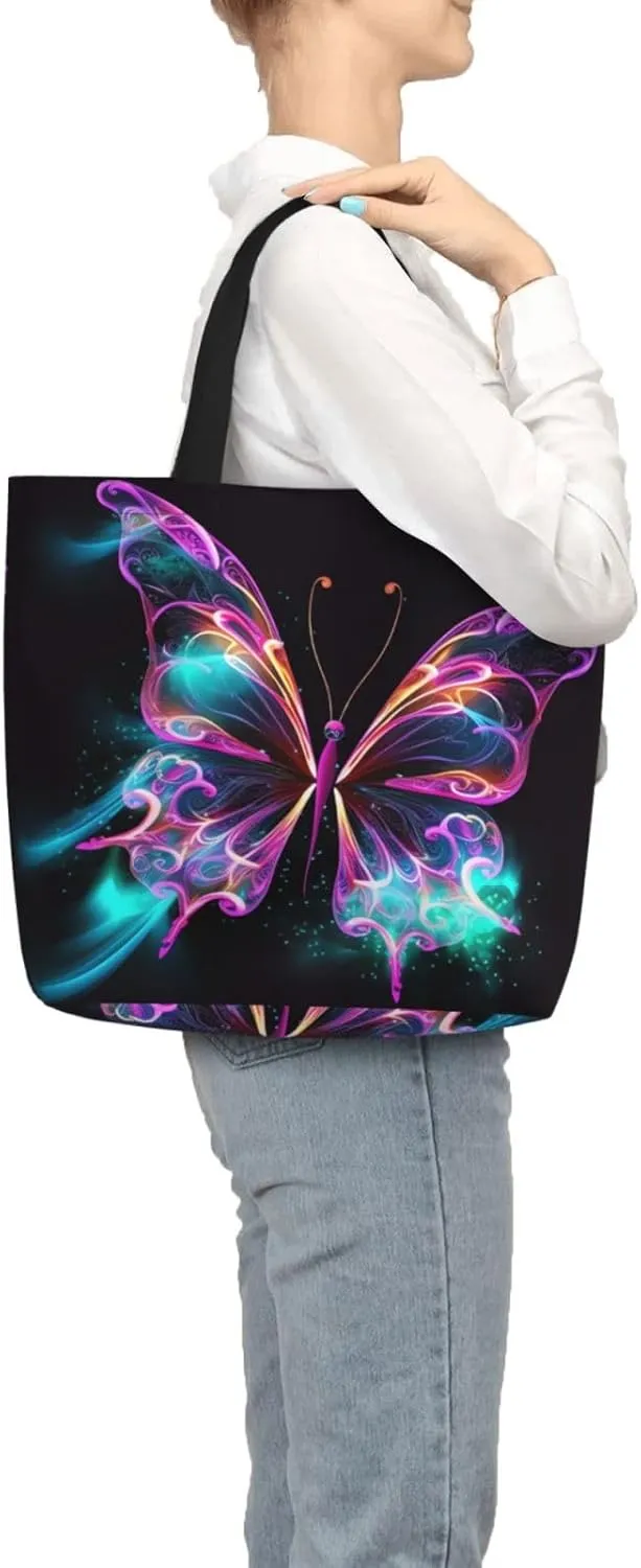 Tote Bag for Women Four chicken Shoulder Bag with Zipper Handbag Large Capacity Reusable Grocery Bag