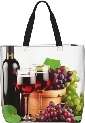 Tote Bag for Women Guinea Animal and popcorn Shoulder Bag with Zipper Handbag Large Capacity Reusable Grocery Bag