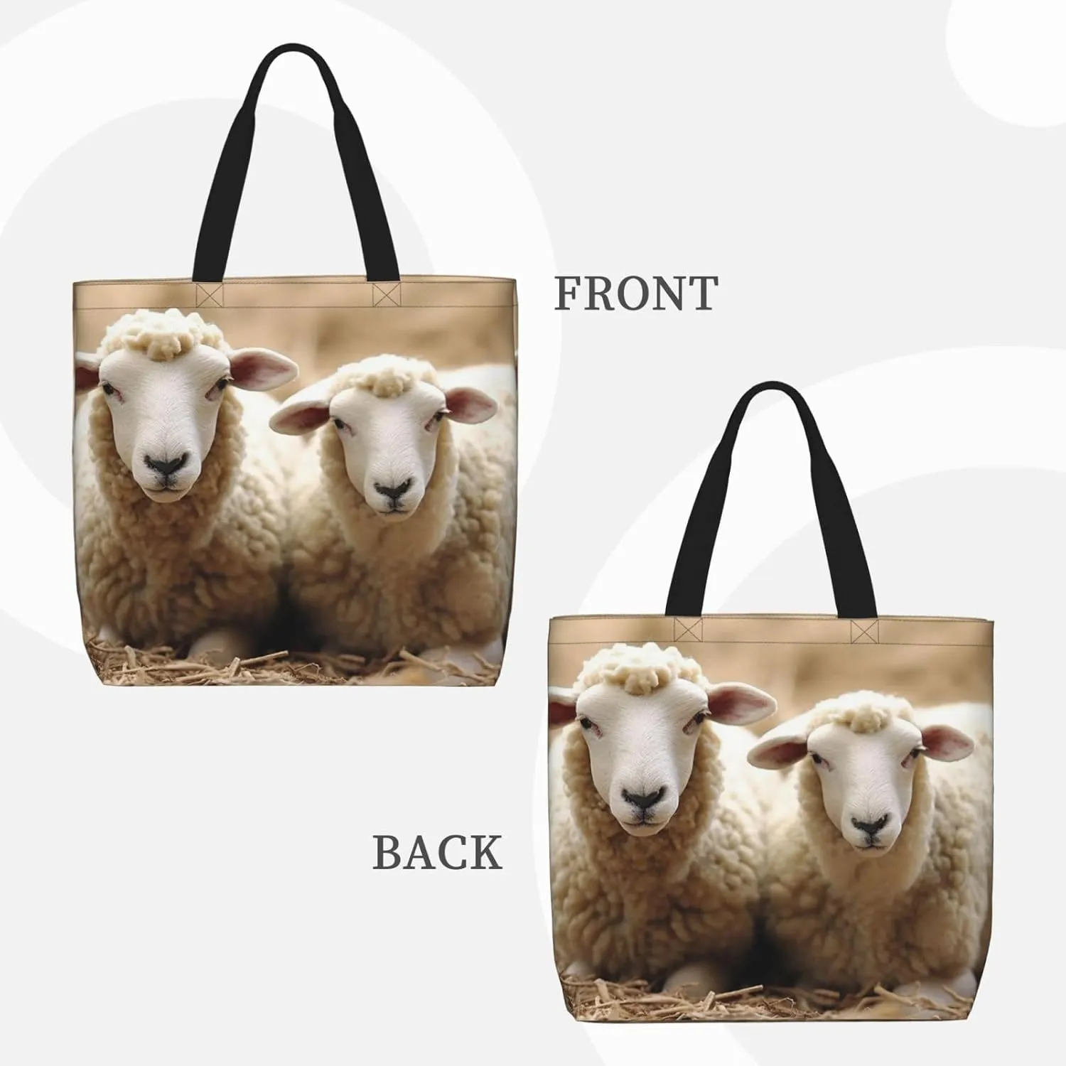 Tote Bag for Women Landscape of Monument Valley Shoulder Bag with Zipper Handbag Large Capacity Reusable Grocery Bag