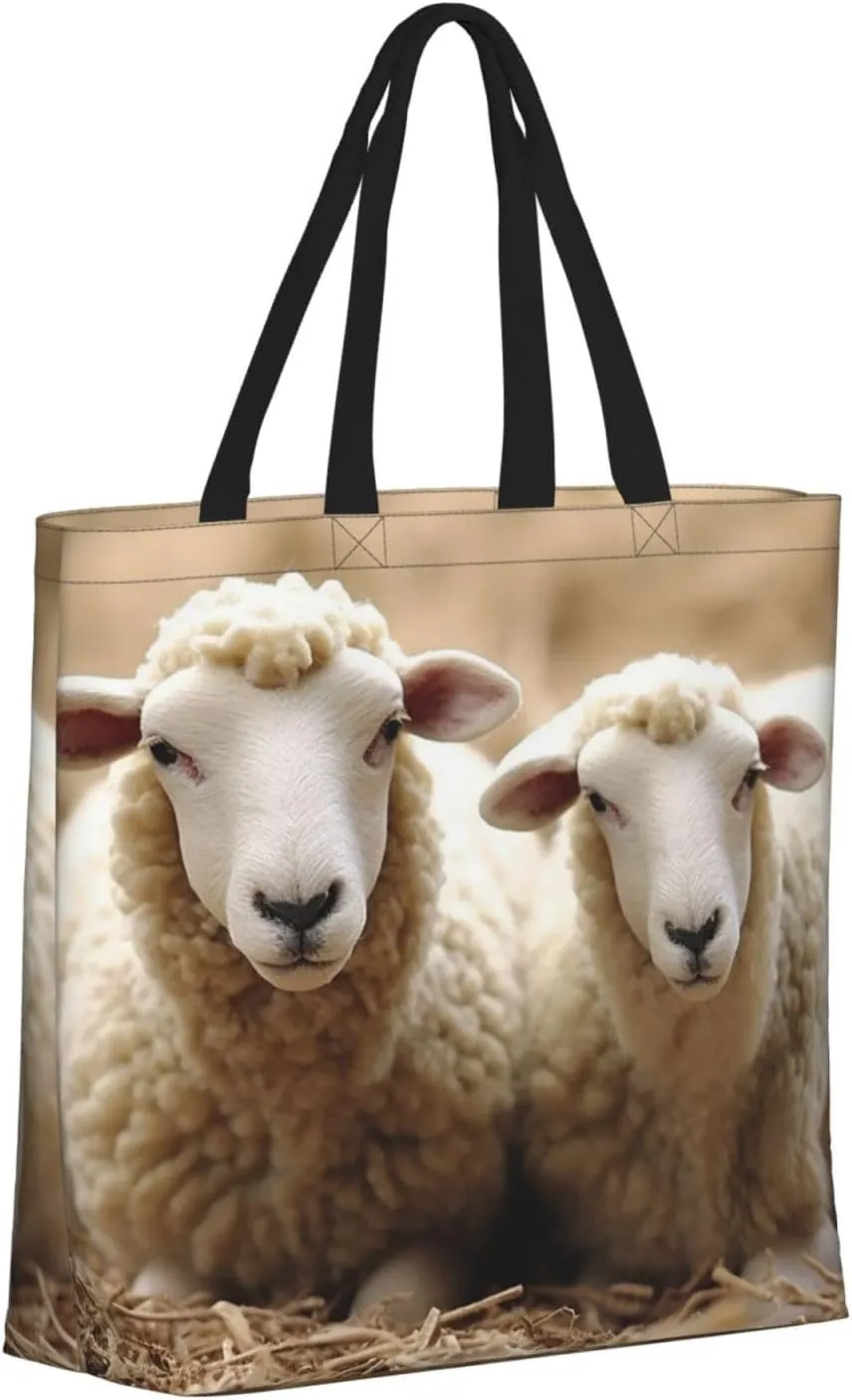 Tote Bag for Women Landscape of Monument Valley Shoulder Bag with Zipper Handbag Large Capacity Reusable Grocery Bag