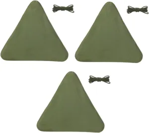Toyvian 3pcs Outdoor Tripod Stool Kit Portable Camping Fishing Chair with Durable Canvas Cloth Easy Setup Stable Design for Hiking Picnics and Outdoor Activities