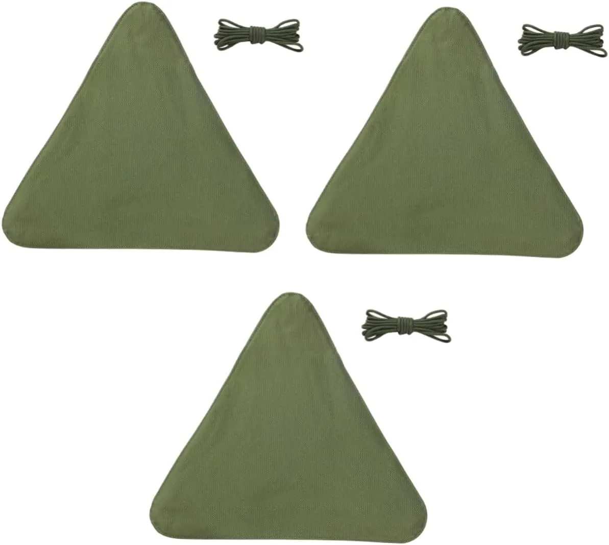 Toyvian 3pcs Outdoor Tripod Stool Kit Portable Camping Fishing Chair with Durable Canvas Cloth Easy Setup Stable Design for Hiking Picnics and Outdoor Activities
