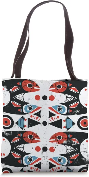 Traditional Inuit Pattern Tote Bag