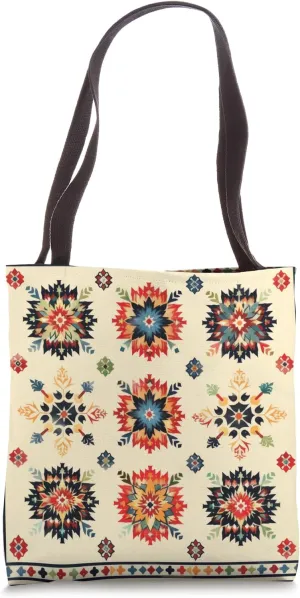 Traditional Romanian Pattern Tote Bag