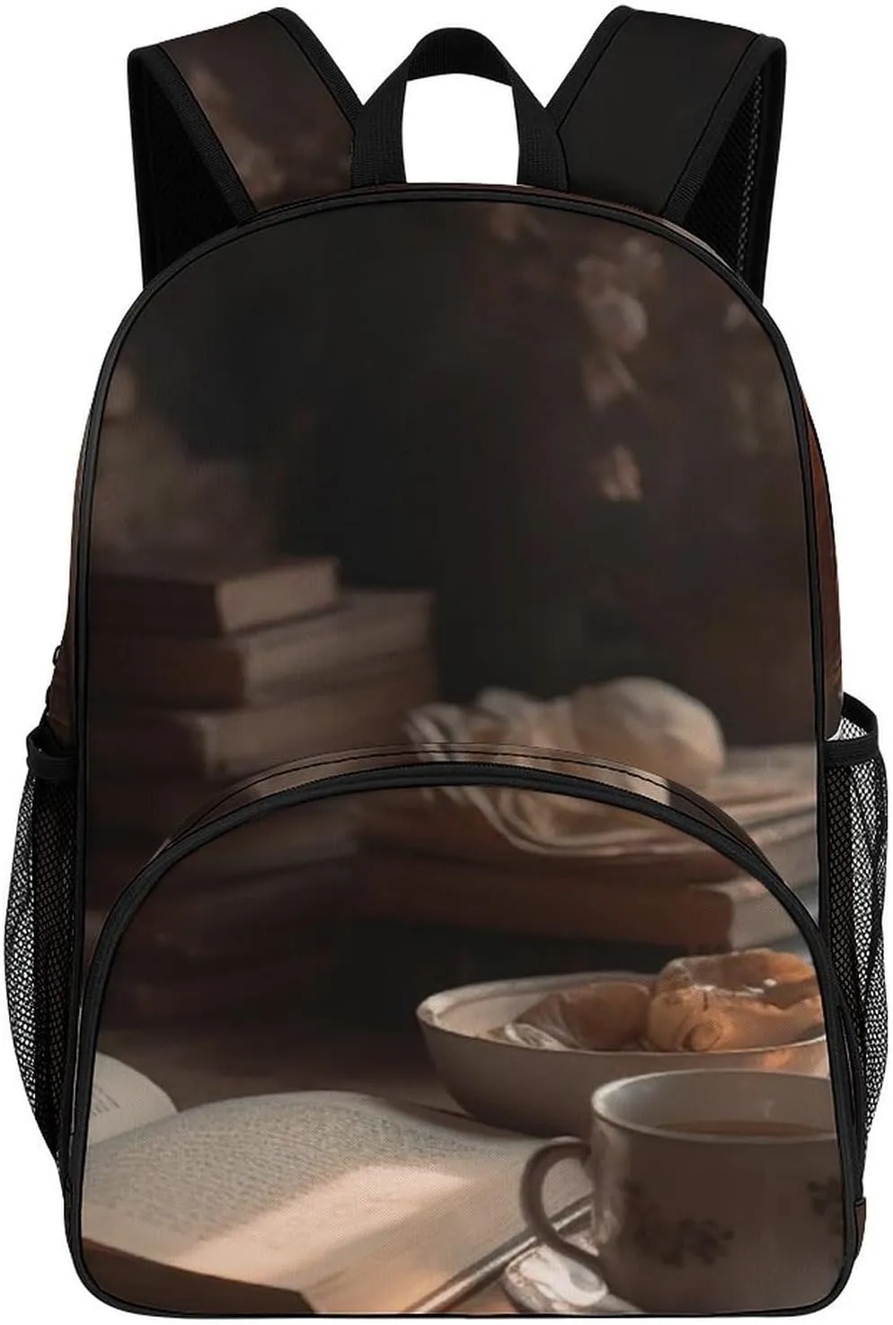 Travel Backpack for Women Men Lightweight 17 Inch Laptop Bag Drink Tea And Read A Book Backpack Casual Daypack