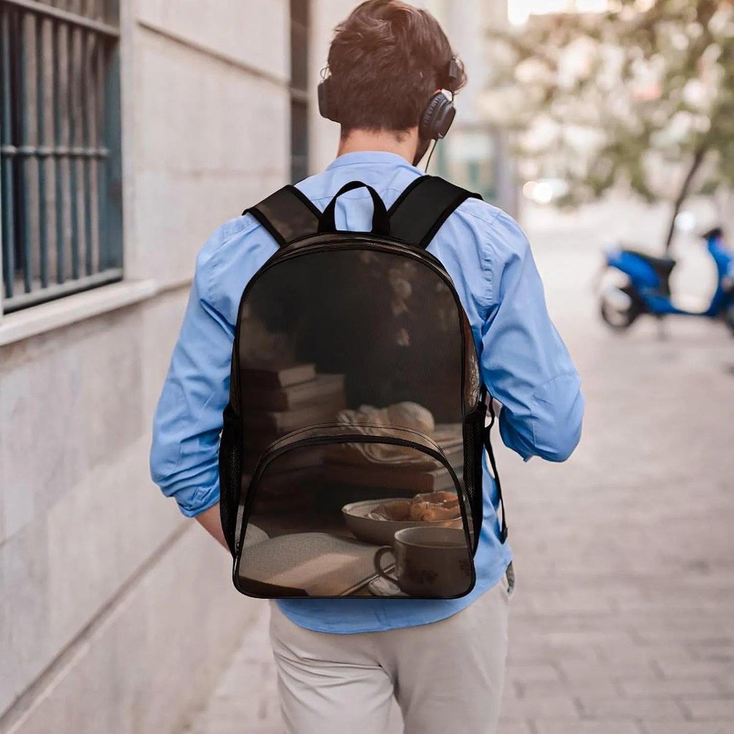 Travel Backpack for Women Men Lightweight 17 Inch Laptop Bag Drink Tea And Read A Book Backpack Casual Daypack
