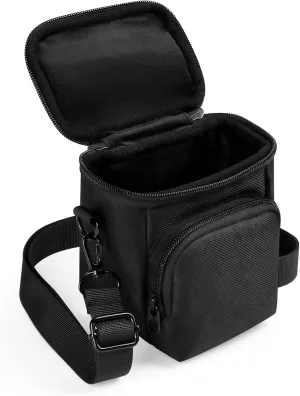 Travel Case Compatible with Sony Alpha a6400/a6100/a6700 Mirrorless Digital Camera with 16-50mm Lens, Portable Camera Storage Pouch Bag Fits Device＜5.2"x3.1"x4.2", Black (Case Only)